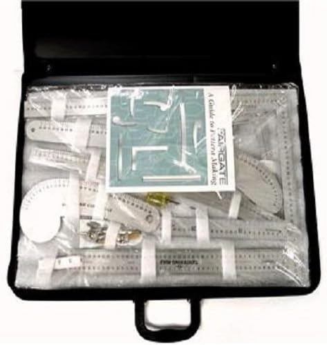Fairgate 15-200 Fashion Designer’s Metric Carryall Ruler Kit