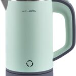 Small Electric Kettle Stainless Steel, 0.8L Portable Tea Kettle Auto Shut-off, Low Power Hot Water Kettle for Camping, Travel, Office and More