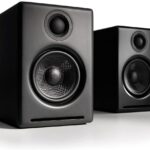 Audioengine A2+ Desktop 24 Bit Wireless Bluetooth Desktop Speakers – 60W Computer Speakers for Music and Gaming