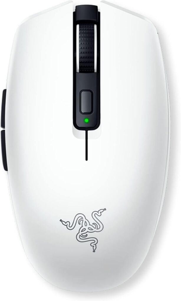 Razer Orochi V2 Mobile Wireless Gaming Mouse: Ultra Lightweight – 2 Wireless Modes – Up to 950hrs Battery Life – Mechanical Mouse Switches – 5G Advanced 18K DPI Optical Sensor – White