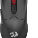 Redragon M995 Pro Wireless Gaming Mouse, 26000 DPI Wired/Wireless Mouse, BT & 2.4G Wireless, 6 Macro Buttons, 51G Ultra Lightweight, Reliable Power Capacity for PC/Mac/Laptop, Black