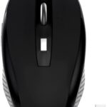 Guiheng Wireless Mouse, 2.4Ghz Wireless Computer Mouse 1200,6 Buttons with Nano Receiver for Laptop,PC,Chromebook,Computer,Notebook,Office (Battery not Included, Black)