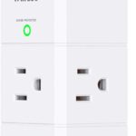 Outlet Extender with Rotating Plug, Mifaso Surge Protector 6 AC Multi Plug Wall Outlets and 3 USB Ports, 1800 Joules, 3-Sided Swivel Power Strip Spaced Splitter for Home, Travel, Dorm Room Essentials