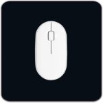 Premium Square Waterproof Mouse Pad – Non-Slip Rubber Base, 9×9 inches (Black)