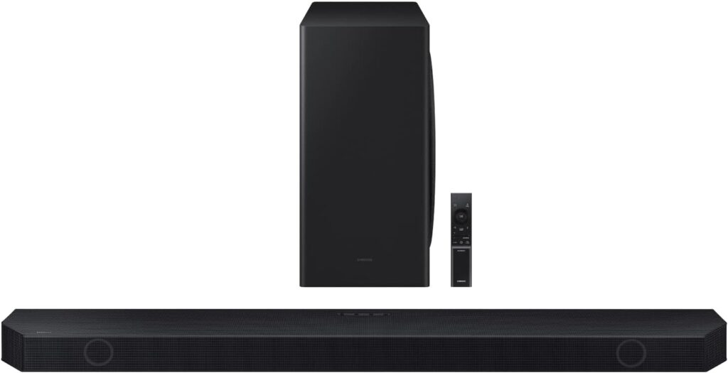Samsung HW-Q800C 5.1.2ch Soundbar w/Wireless Dolby Audio, Q-Symphony, SpaceFit Sound Pro, Adaptive Sound, Game Mode Pro, Airplay 2, AVA, 8-Inch Subwoofer, Alexa Built-in