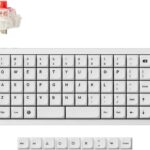 Keychron Q15 Max Metal Ortholinear QMK Wireless Custom Mechanical Keyboard, 64 Keys Hot Swappable Gaming Keyboard, CNC Aluminum Body, XDA PBT Keycaps & Knob for MacOS & Windows, Gateron Jupiter Switch