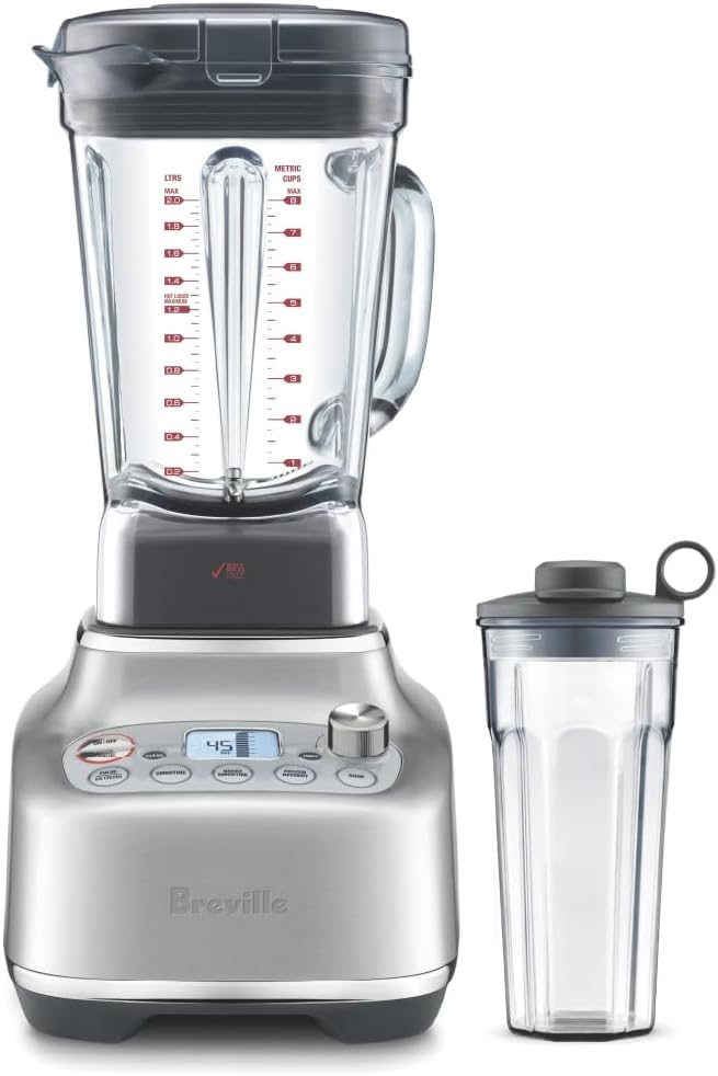 Breville BBL920BSS Super Q Commercial-Grade Home Blender, Brushed Stainless Steel