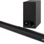 Polk Audio Signa S2 Sound Bar for Smart TV with Subwoofer, Wireless – Exclusive VoiceAdjust Technology, Ultra-Slim Design, Works with 4K & HD TVs, HDMI & Optical, Bluetooth, Wireless Streaming