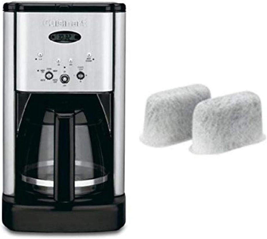 Cuisinart Brew Central 12-Cup Programmable Coffeemaker and Water Filter Bundle