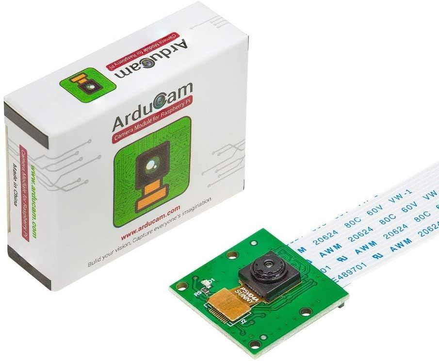 Arducam 5MP Camera for Raspberry Pi, 1080P HD OV5647 Camera Module V1 for Raspberry Pi5/4/3/3B+, and Other A/B Series
