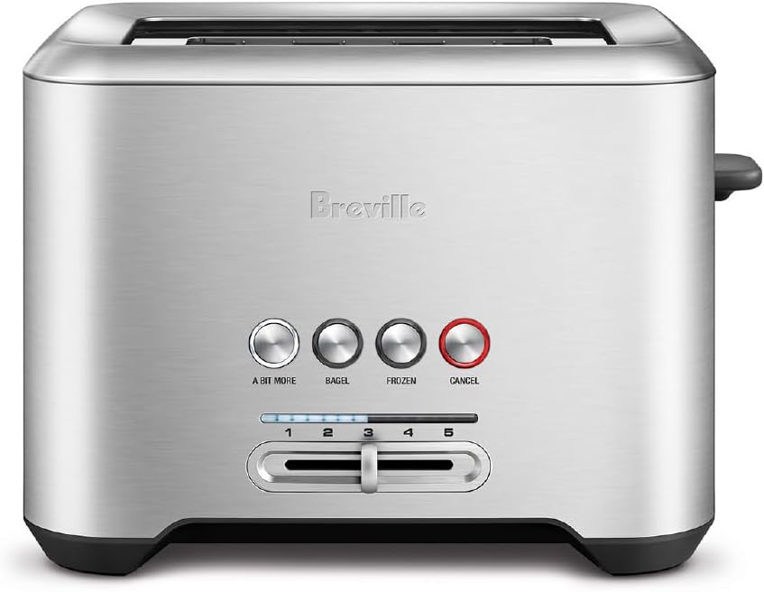 Breville BTA720XL Bit More Toaster, 2 Slice, Brushed Stainless Steel