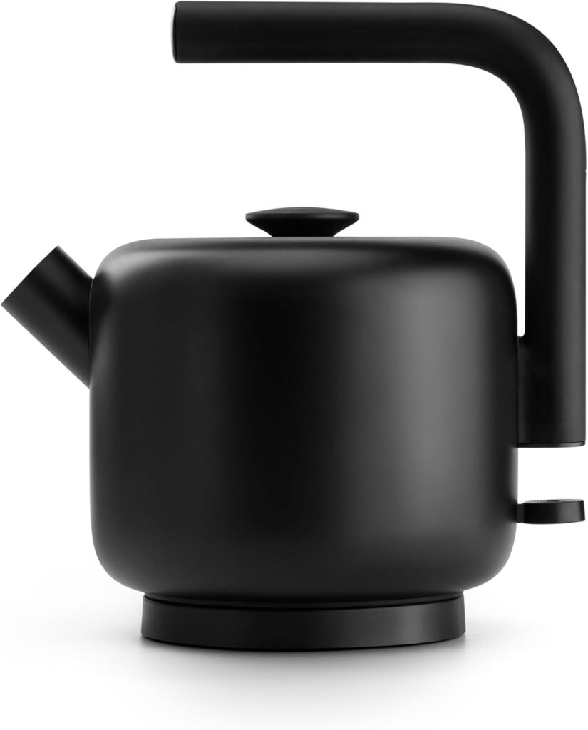 Fellow Electric Clyde Kettle – 1.5 Liter Capacity – Modern Twist On Stovetop Design, All-Purpose, Stainless Steel – Warm Water for Ramen, Oatmeal, Tea, Coffee & more – Large Capacity