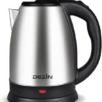 DEZIN Electric Kettle Upgraded, BPA Free 2L Stainless Steel Tea Kettle, Fast Boil Water Warmer with Auto Shut Off and Boil Dry Protection Tech for Coffee, Tea, Beverages