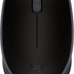 Logitech M170 Wireless Mouse for PC, Mac, Laptop, 2.4 GHz with USB Mini Receiver, Optical Tracking, 12-Months Battery Life, Ambidextrous – Black