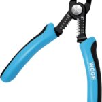 WGGE Wire Cutters Precision Flush Pliers with Supplementary Stripping, Cutting Pliers, Handy and Slim Diagonal Cutters, Ultra Sharp Wire Cutter, 10-20AWG wire stripper (6 inch)