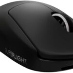 Logitech G PRO X SUPERLIGHT Wireless Gaming Mouse, Ultra-Lightweight, HERO 25K Sensor, 25,600 DPI, 5 Programmable Buttons, Long Battery Life, Compatible with PC / Mac – Black