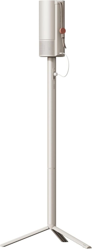 XGIMI MoGo 3 Pro NEW Outdoor Projector with PowerBase Stand, 2.5hrs Battery, Google TV with Licensed Netflix, Build-in Adjustable Stand, 450 ISO Lumens, ISA 2.0, 2 x 5W Harman Kardon