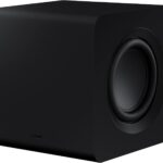 SAMSUNG SWA-W510 Subwoofer for S Series Soundbar with Powerful Bass, Wireless, Unibody Design, Compact 6.5″ Size, 2022, Black