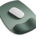 ErgoFlow Gel Wrist Rest Mouse Pad – Ergonomic Cushion for Desk, Cute Aesthetic Computer Decor for Women; Small Mousepad Mat&Laptop Pads – Office, Home Support & Ergo Accessories Supplies(03Sage Green)