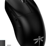 VGN F1 Pro Max Lightspeed Wireless Gaming Mouse with Dual-Mode 2.4G/Type-C Wired – 25K Sensor – 26,000 DPI – 55g Lightweight – 6 Programmable Buttons – Up to 200h Battery Life for PC/Mac- Black