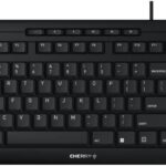 CHERRY Stream Keyboard TKL Wired USB TenKeyLess Compact Version without Number Pad. Silent Keystroke. Ideal for Office and Industrial Use.