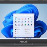 ASUS Vivobook Go 11.6” HD Slim Laptop, Intel Dual Core N4500, Intel Graphics, 4GB, 128GB, Windows 11 Home, SonicMaster, ErgoSense, Black, L210KA-ES04