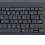 Logitech K400 Plus Wireless Touch TV Keyboard With Easy Media Control and Built-in Touchpad, HTPC Keyboard for PC-connected TV, Windows, Android, ChromeOS, Laptop, Tablet – Black