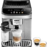 De’Longhi De’Longhi Magnifica Evo Automatic Espresso & Cappuccino Machine with Latte Crema System, 9.45 in. x 17.32 in. x 14.17 in., Chrome