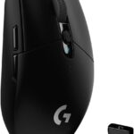logitech G305 LIGHTSPEED Wireless Gaming Mouse, Black (Renewed)