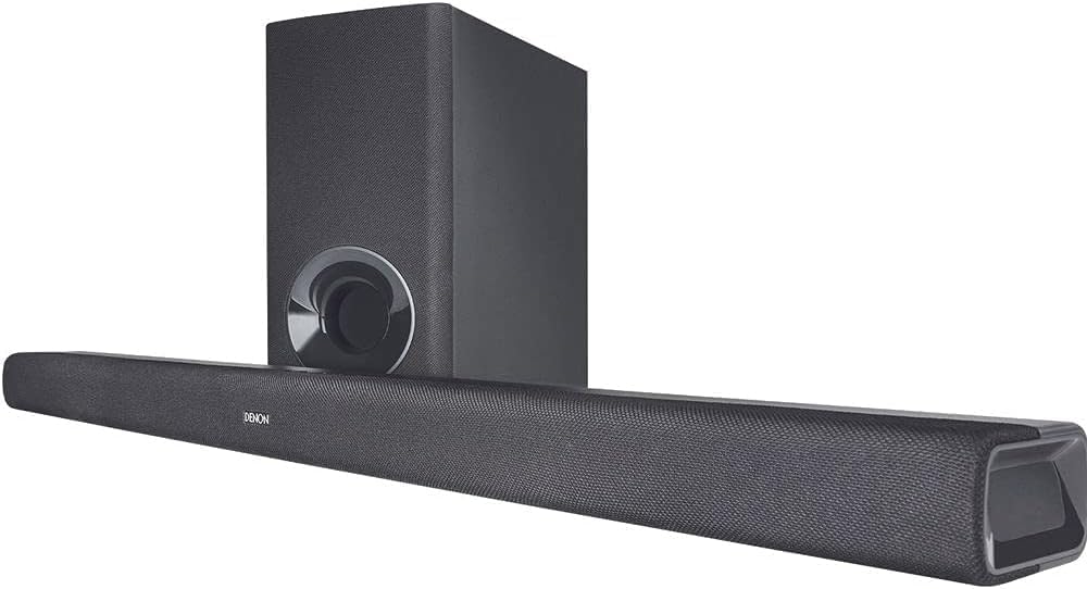 Denon DHT-S316 Home Theater Soundbar System with Wireless Subwoofer | Virtual Surround Sound Technology | Wall-Mountable | Bluetooth Compatibility | Smart & Slim-Profile | Black