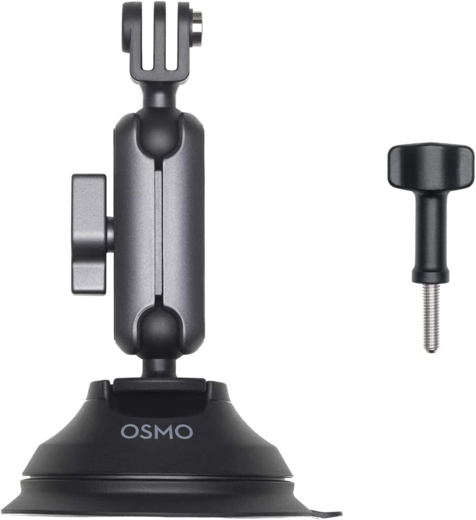 DJI Osmo Action Suction Cup Mount, Compatible with Osmo 360, Osmo Action, Action 2, Osmo Action 3, Osmo Action 4, Osmo Action 5 Pro