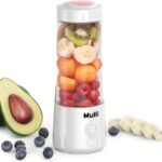 Mulli Portable Blender,USB Rechargeable Personal Mixer for Smoothie and Shakes, Mini Blender with Six Blades for Baby Food,Travel,Gym(Update)