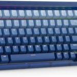 Redragon K656 PRO 3-Mode Wireless RGB Gaming Keyboard, 100 Keys Mechanical Keyboard w/Translucent Board, Hot-Swappable Socket, Sound Absorbing Foam & Custom Tactile Switch, Gradient BlueMade