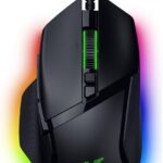 Razer Basilisk V3 35K Wired Ergonomic Gaming Mouse : HyperScroll Tilt Wheel – 35K DPI Optical Sensor Gen 2-13 Customizable Controls – Chroma RGB – Optical Switches Gen 3 – Speedflex Cable