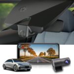 Fitcamx Front 4K+Rear 1080P Dash Cam Adapts for Hyundai IONIQ 6 2023 2024 2025 Limited SEL (Has Auto-Dimming), OEM Style, Dual HD Video, WiFi & APP, Loop Recording, G-Sensor, Easy to Use, 128GB Card