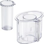 14-cup Large Pusher DLC-2014PT1 and Small Pusher DLC-2014SPT1-1, Compatible 4 Locking Tabs DLC-005AGTXT1 Bowl and DFP-14NWBCT1X Cover, Food Processor Parts Replacement Fits DFP-14 DLC-2014