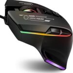 Gaming Mouse, Wired Gaming Mouse with RGB Backlit, 7200DPI Adjustable, PC Gaming Mice with 7 rogrammable Macro Buttonsg, Ergonomic Mouse Gamer for PC, Desktop, Mac，Laptop, Chromebook.