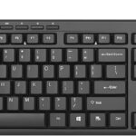 Rii RK907 Ultra-Slim Compact USB Wired Keyboard for Mac and PC,Windows 10/8 / 7 / Vista/XP (Black) (1PCS)