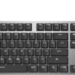 Logitech K845 Mechanical Illuminated Keyboard, Strong Adjustable Tilt Legs, Full Size, Aluminum Top Case, 104 Keys, USB Corded, Windows (TTC Red Switches)