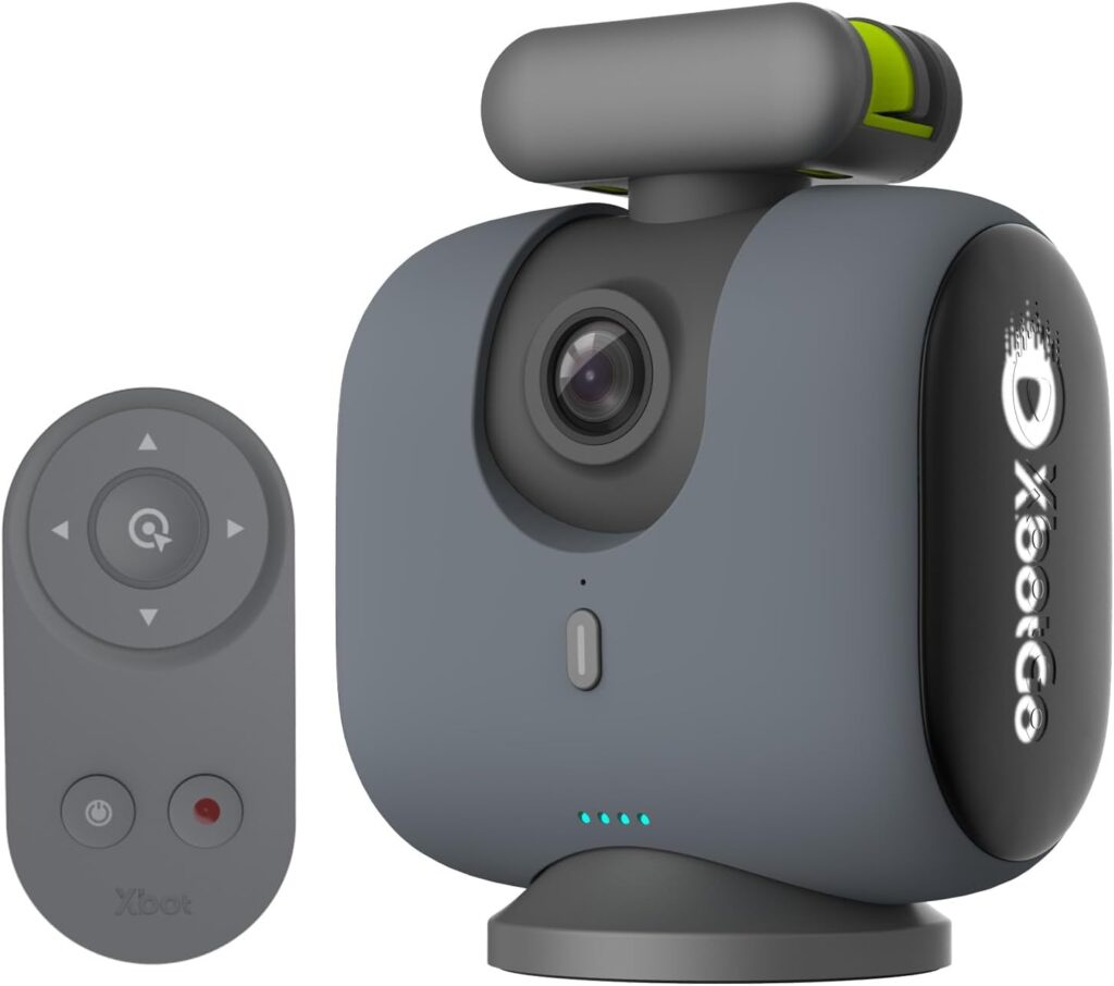 XbotGo Chameleon AI Auto Sports Action Camera – 4K 60FPS Soccer Camera and Basketball Tracking Camera for Team Sports, Live Streaming, No Subscription, Works with iOS & Android (Lava Graphite)