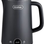 Arofeer® 1.7L(57oz) Large Electric Kettle Temperature Control, 7+Cups Electric Tea Kettle for Coffee&Tea, 2 quarts Big Hot Water Kettle Electric with,1200W,Keep Warm-Black
