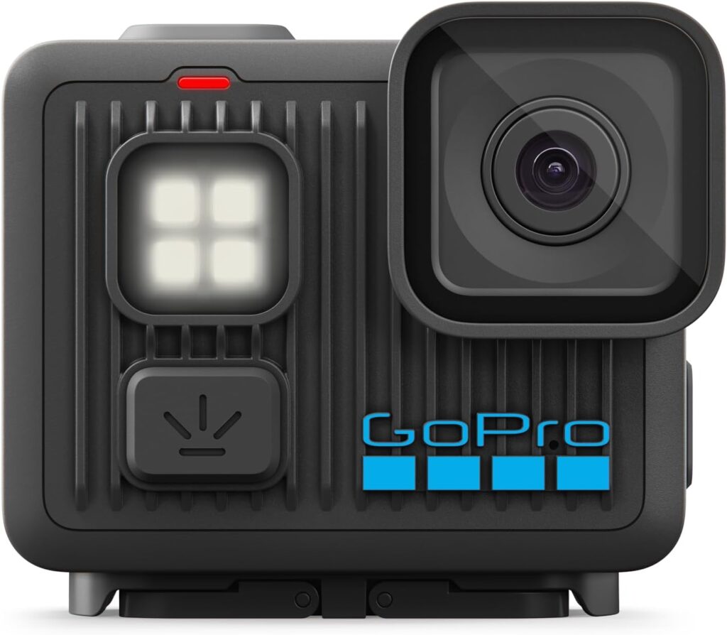 GoPro LIT Hero – Lightweight, Compact, Waterproof Action Camera with Built-in Light, 4K60 Ultra HD Video, 12MP Photo, Touch Screen, HyperSmooth Stabilization