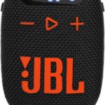 JBL Wind 3 FM Bluetooth Handlebar Speaker (Black/Orange)