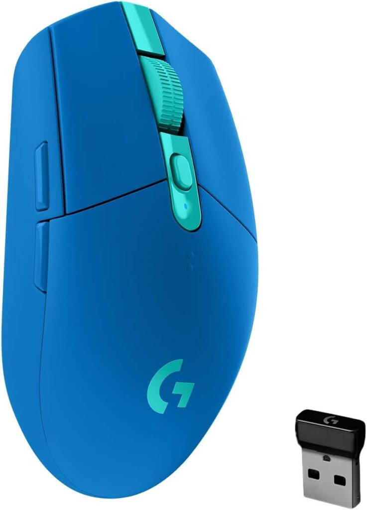 Logitech G305 Lightspeed Wireless Gaming Mouse – Blue (Renewed)