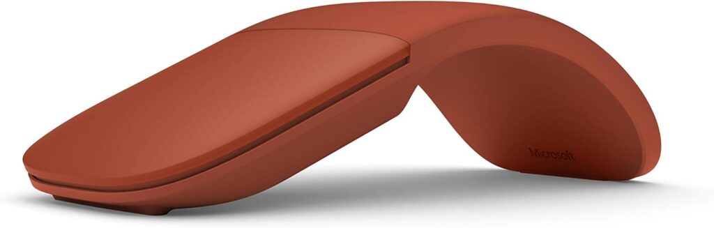 Microsoft Connects via Bluetooth Surface Arc Mouse – Poppy Red (CZV-00075)