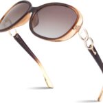 Sunier Sunglasses Womens Polarized Trendy Oversized Sun Glasses Fashion Ladies Shades 100% UV400 Protection S85