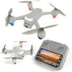 48%CODE Shapefun Upgraded Screen Remote GPS Drone with Camera 4K for Beginners, Sturdy Drones for Adults Safe Auto Return Home, Follow Me, Under 250g, with 32GB SD Card, Cool Flash Lights, Waypoint Flight