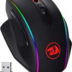 Redragon M686 Wireless Gaming Mouse, 16000 DPI Wired/Wireless Gamer Mouse with Professional Sensor, 45-Hour Reliable Power Capacity, Customizable Macro and RGB Backlight for PC/Mac/Laptop