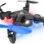 Holy Stone HS190 Foldable Mini Drone for Kids Beginners, RC Nano Quadcopter with Altitude Hold, 3D Flips, High Speeds Rotation, Headless Mode, Throw to Go, One Key Return, Great Gift Toys for Boys and Girls, Blue