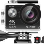 AKASO EK7000 4K Action Camera Ultra HD Underwater Camera 170 Degree Wide Angle 98FT Waterproof Camera Remote Control Black